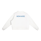 Essential Fleece Mock-Neck Crew Sweatshirt