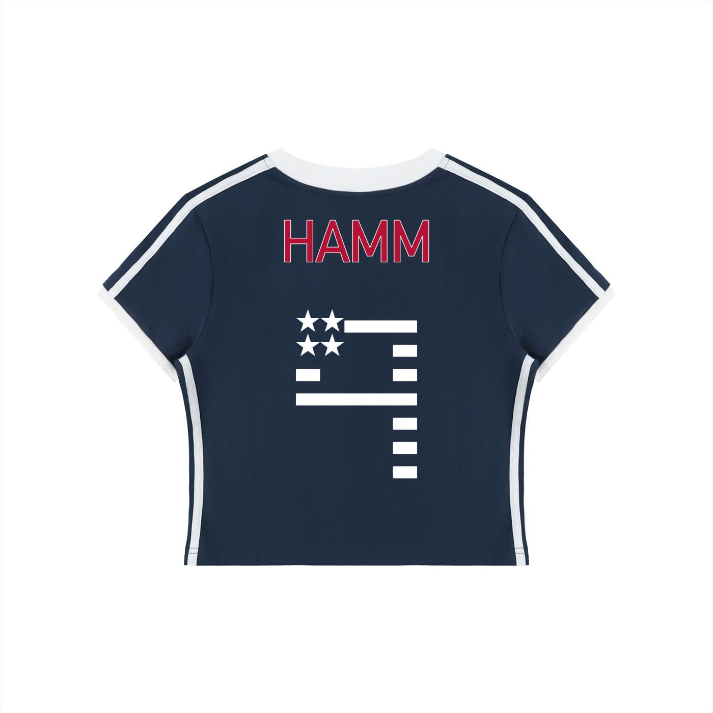 WC 2026 CROPPED JERSEY TEE - WOMENS 'USA' image 1