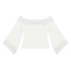 TWO TRIM BLOUSE