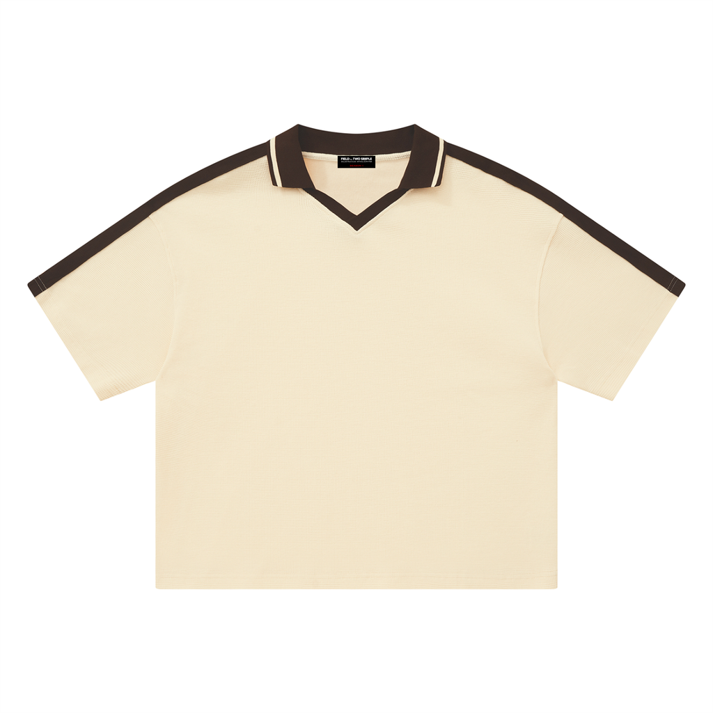 Unisex Color Block Polo Shirt
