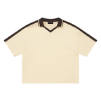 Unisex Color Block Polo Shirt