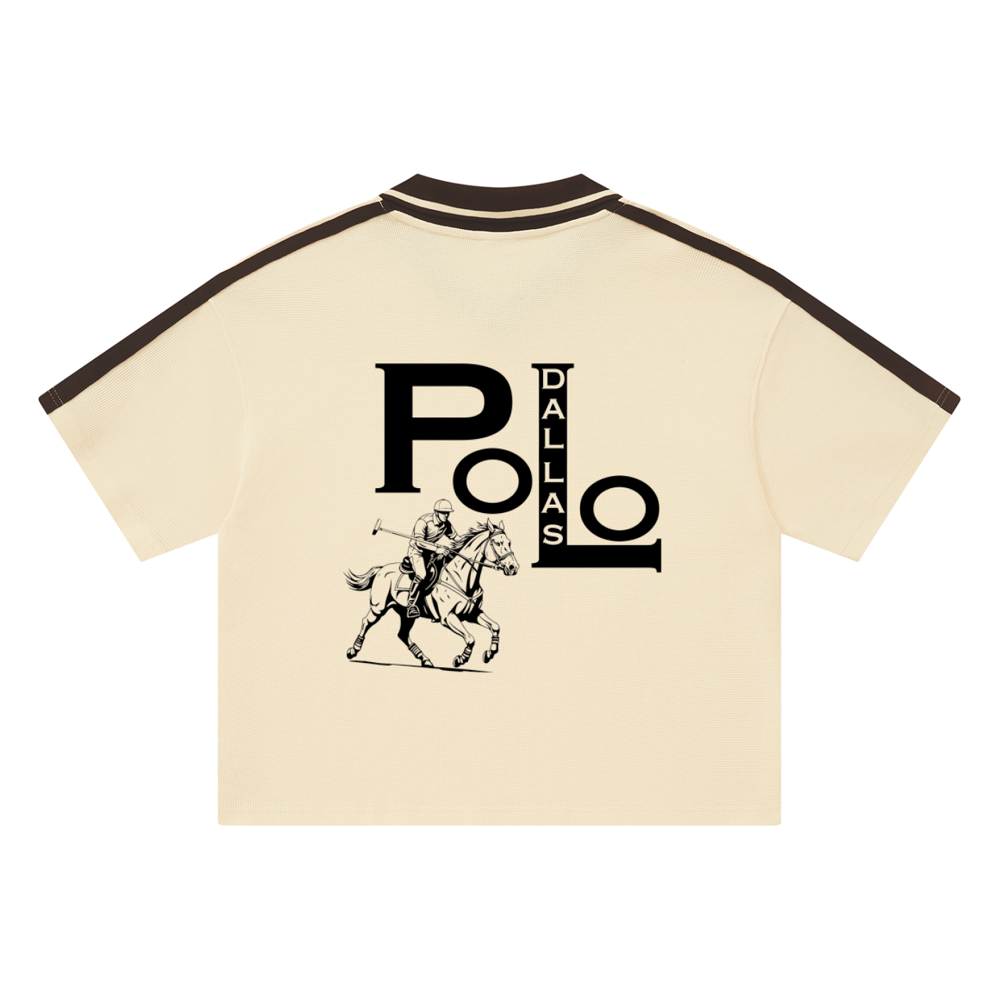 Unisex Color Block Polo Shirt