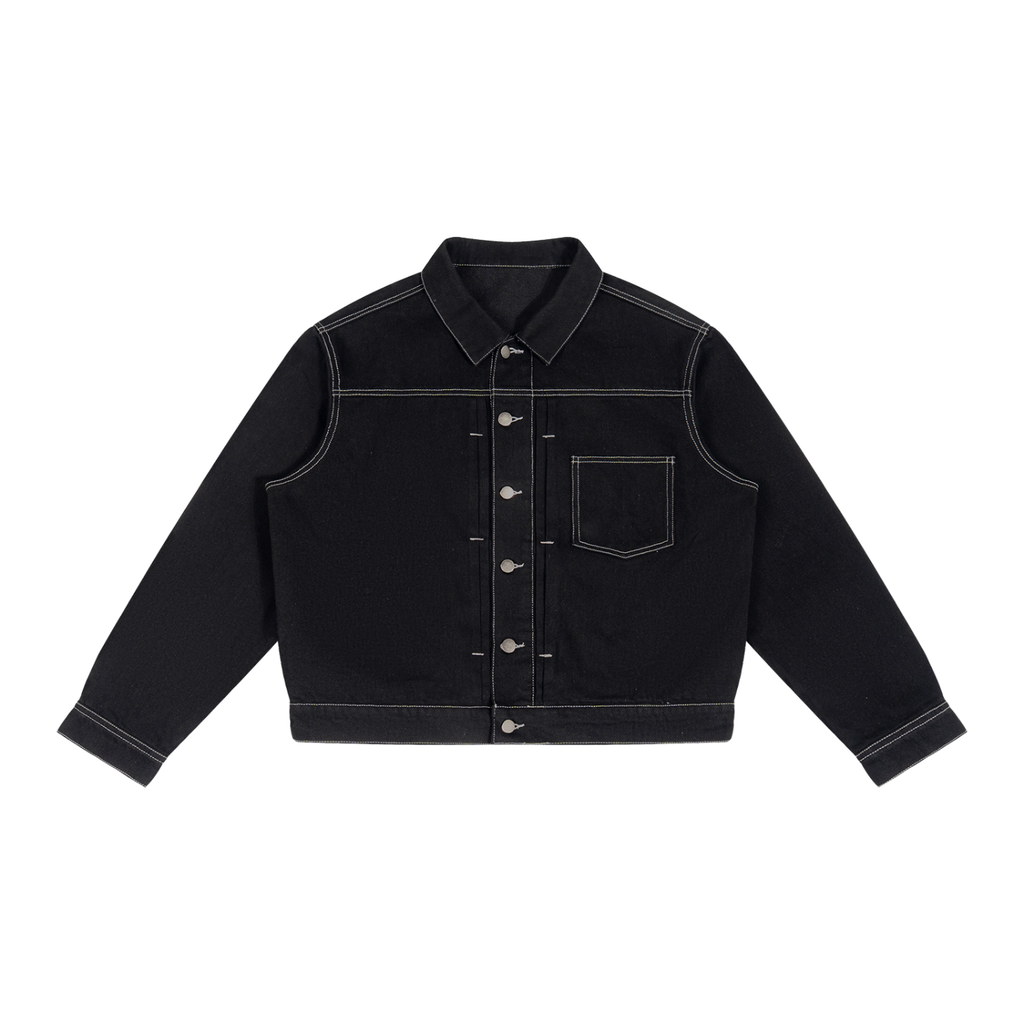 OBSIDIAN RAW DENIM JACKET ‘SET’