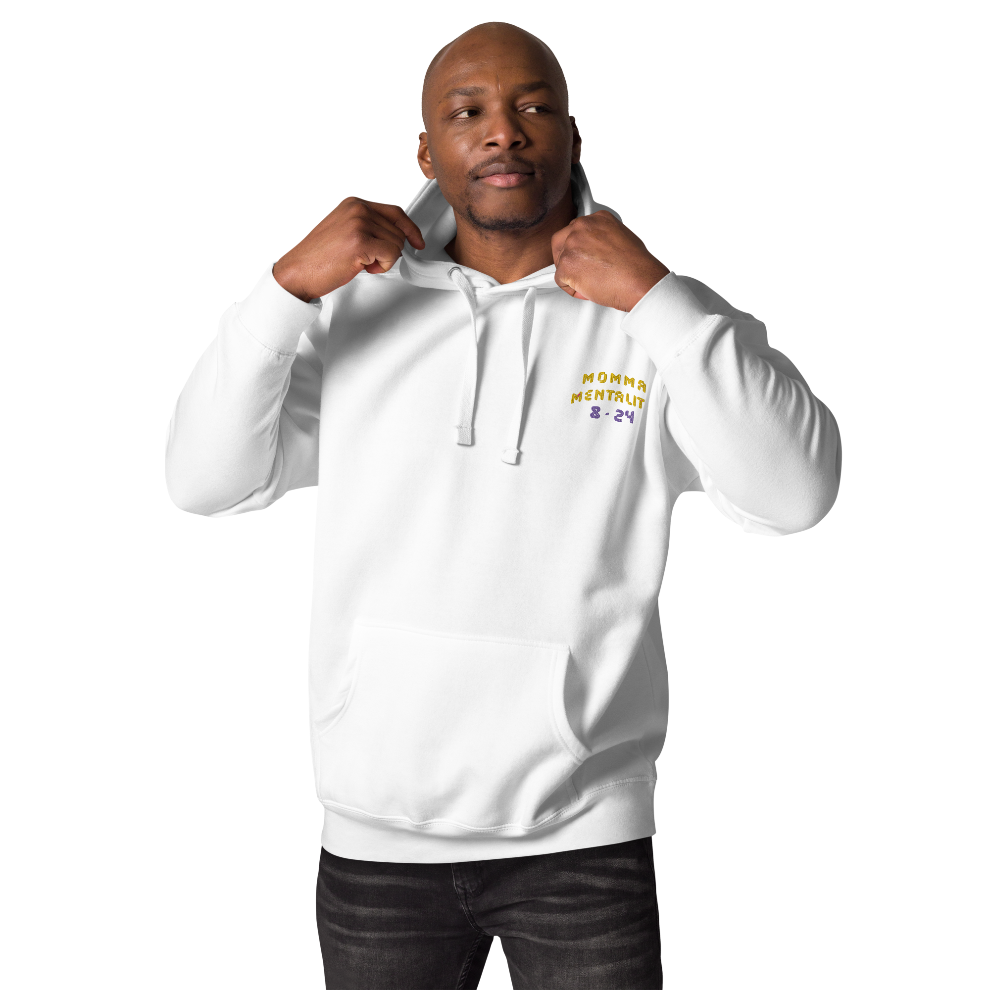 MOMMA MENTALITY HOODIE WHT image 4
