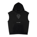 Unisex Panel Mesh Sleeveless Hoodie