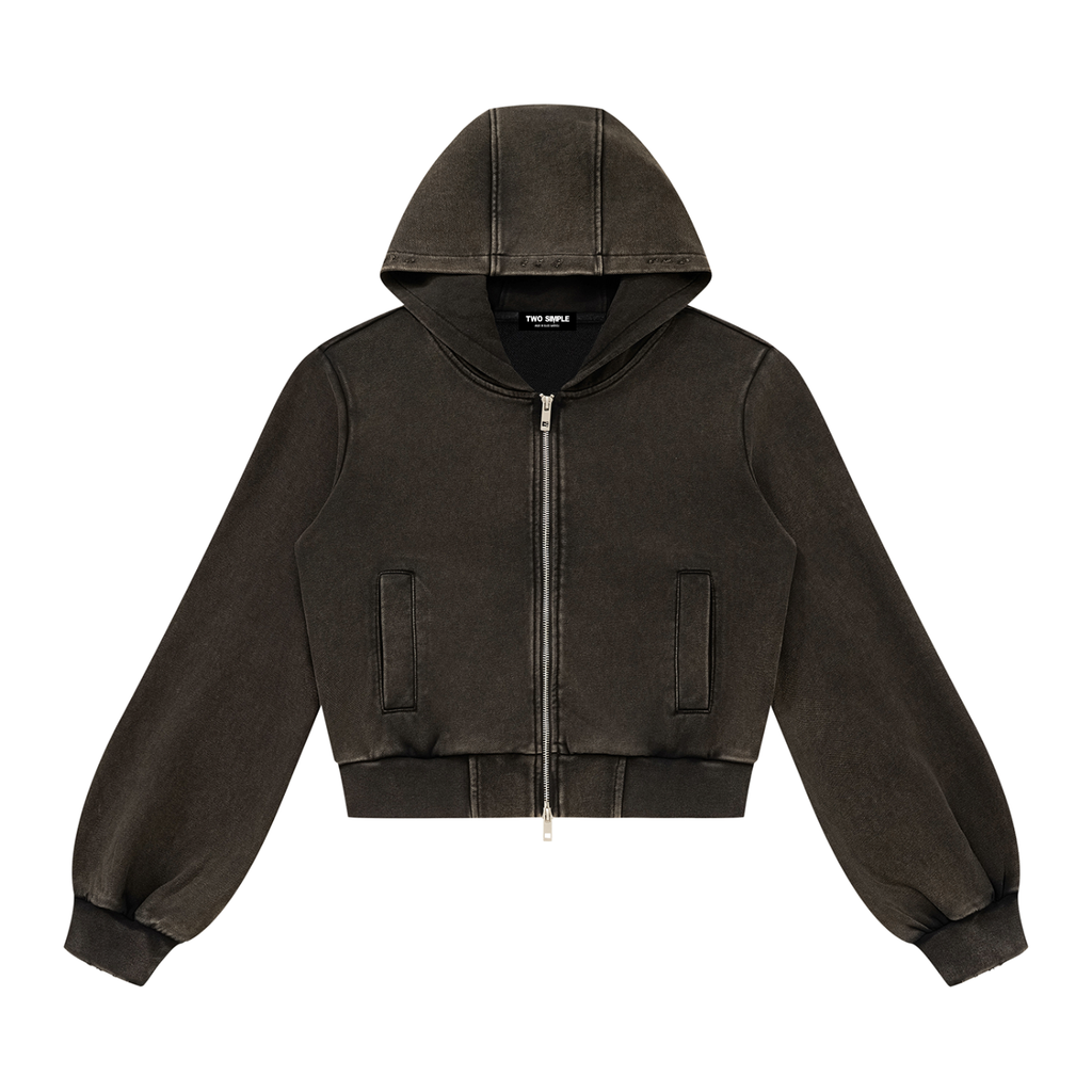 Women’s Vintage Wash Full Zip Hoodie