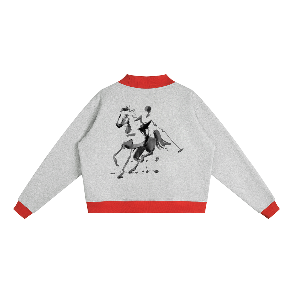 Women’s Mock Neck Crewneck Sweatshirt