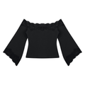 TWO TRIM BLOUSE