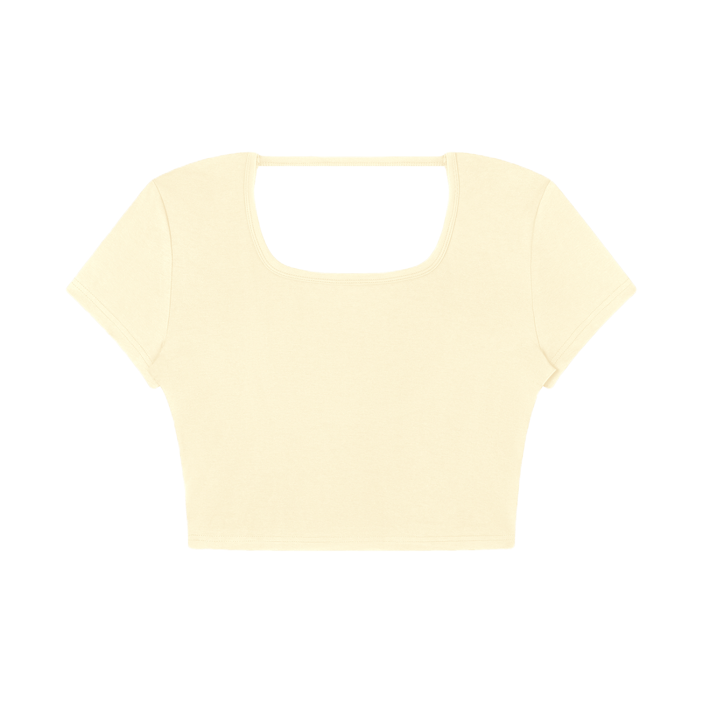CLOSED-OFF CROP TEE image 0