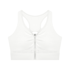 Women’s Cropped Zip Yoga Sports Bra