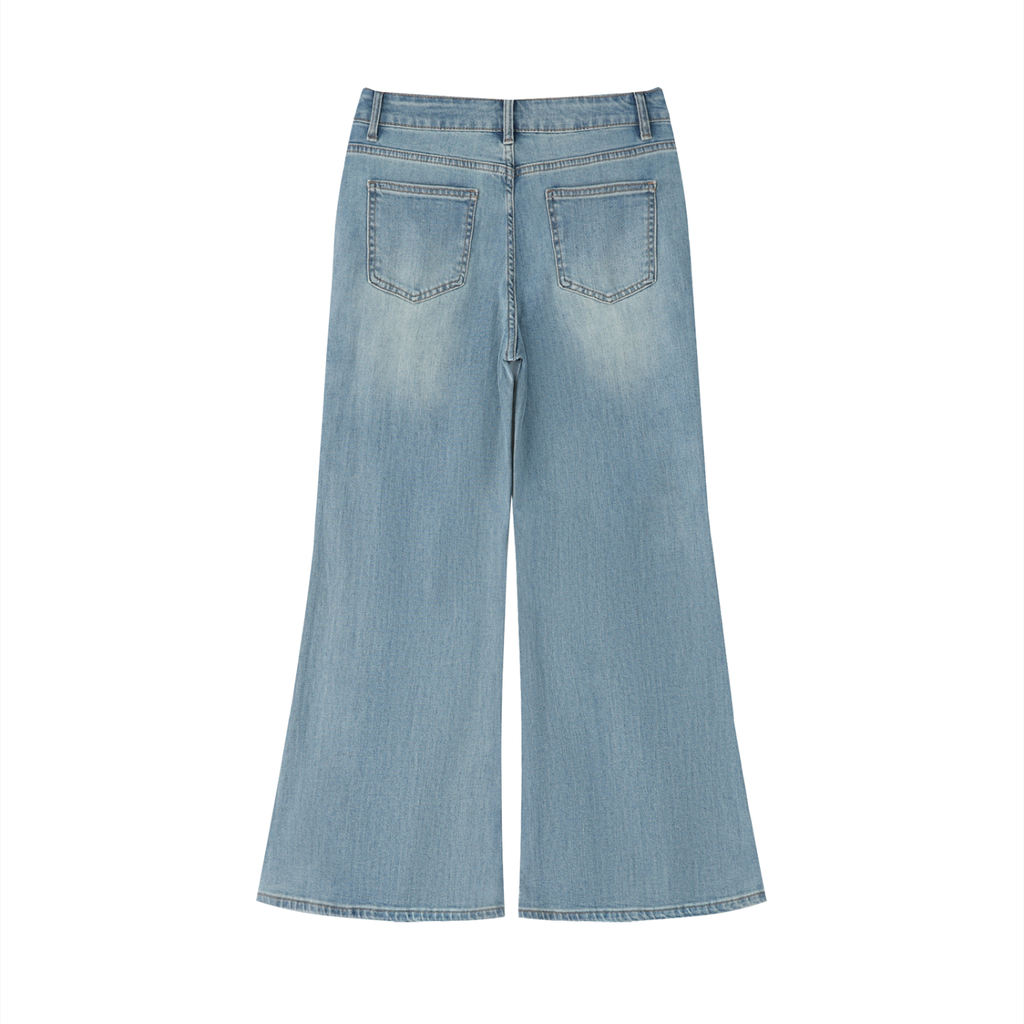 Women's Vintage Wash Flared Leg Jeans image 1