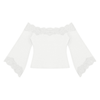 TWO TRIM BLOUSE