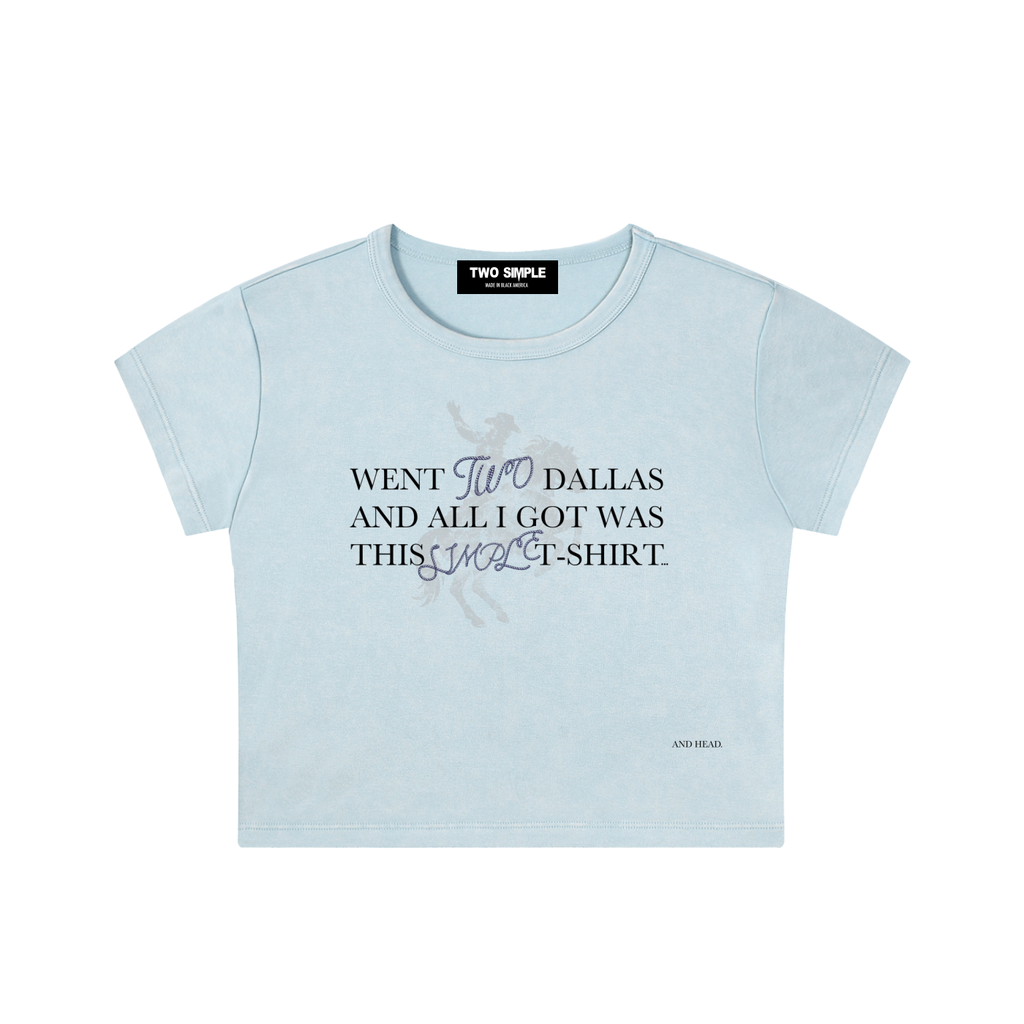 DALLAS HEAD CROP TEE
