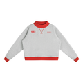 Women’s Mock Neck Crewneck Sweatshirt