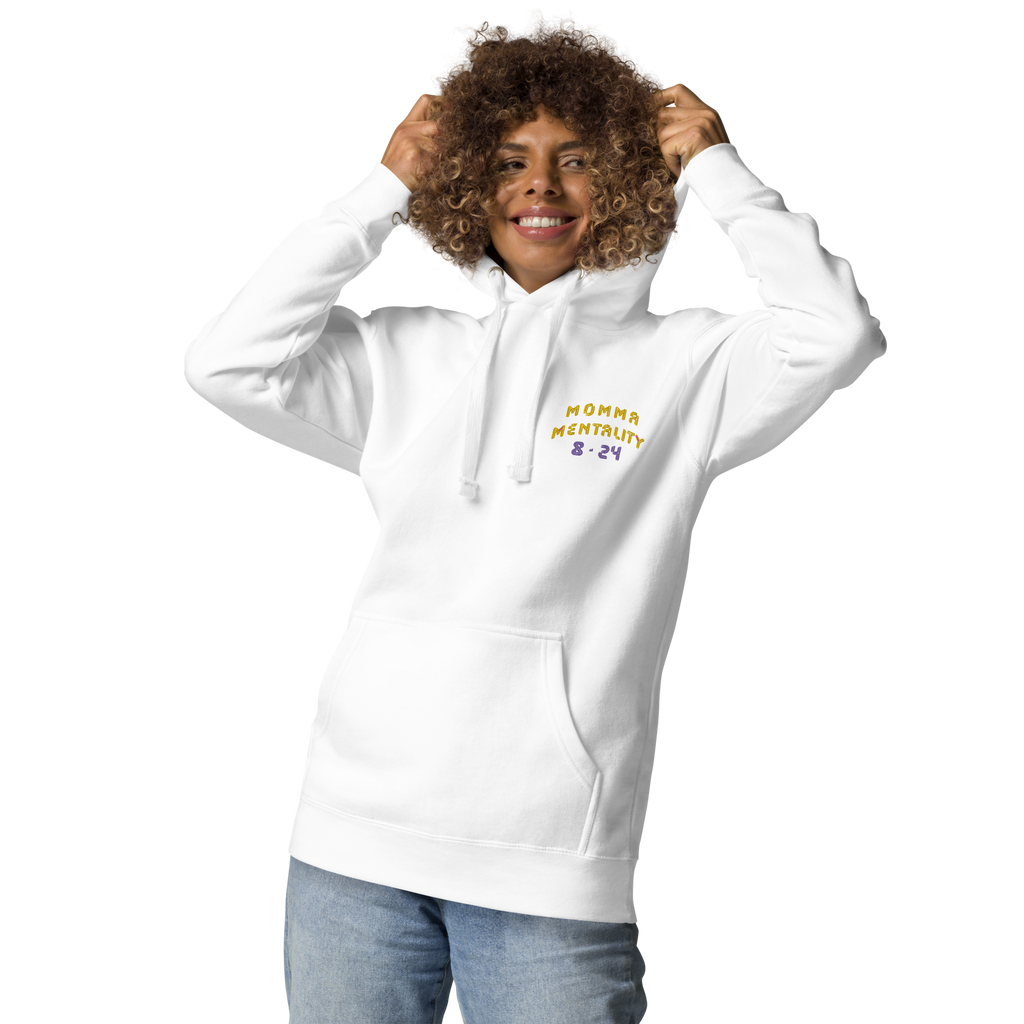 MOMMA MENTALITY HOODIE WHT image 2