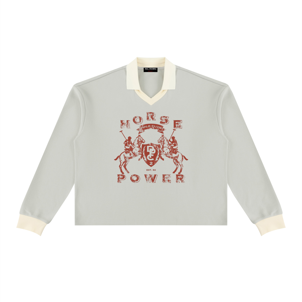 HORSE POWER LONG SLEEVE POLO by FIELD