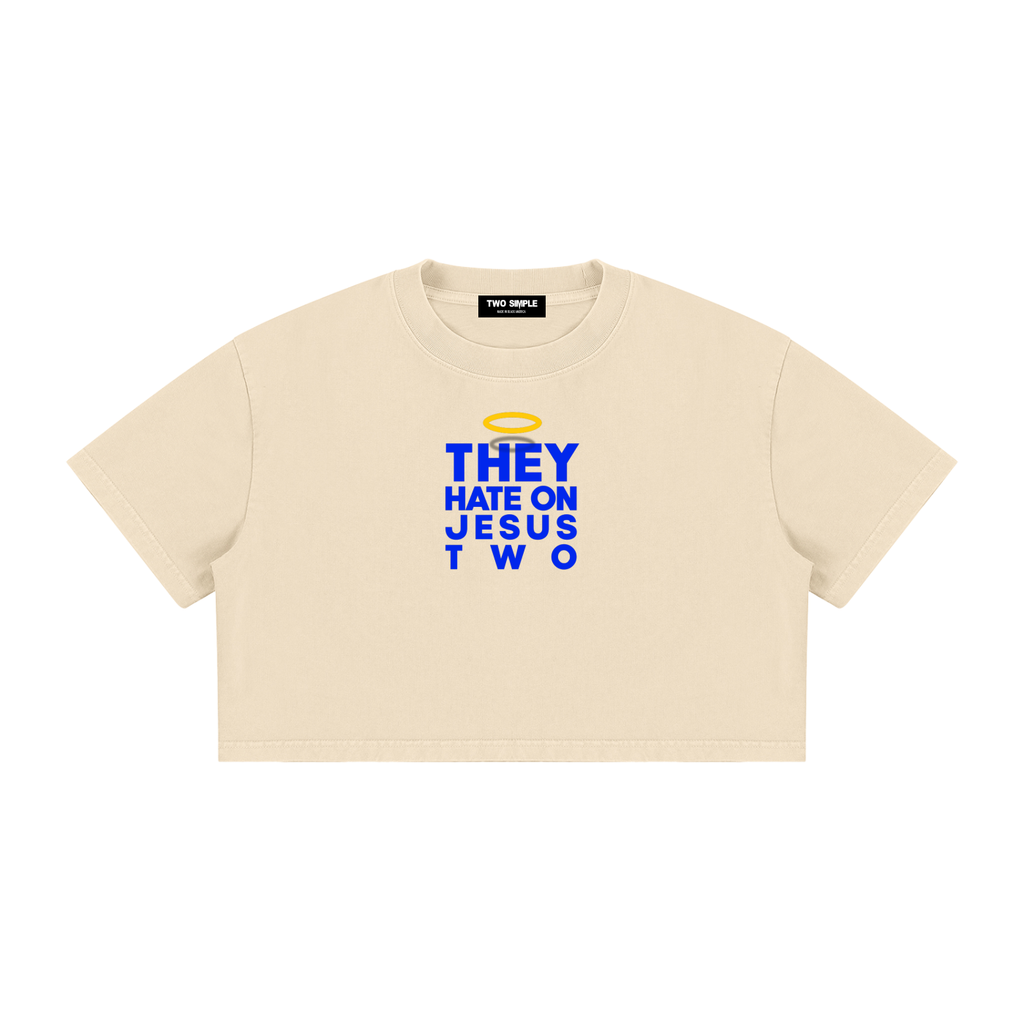 JESUS HATE CROP TEE