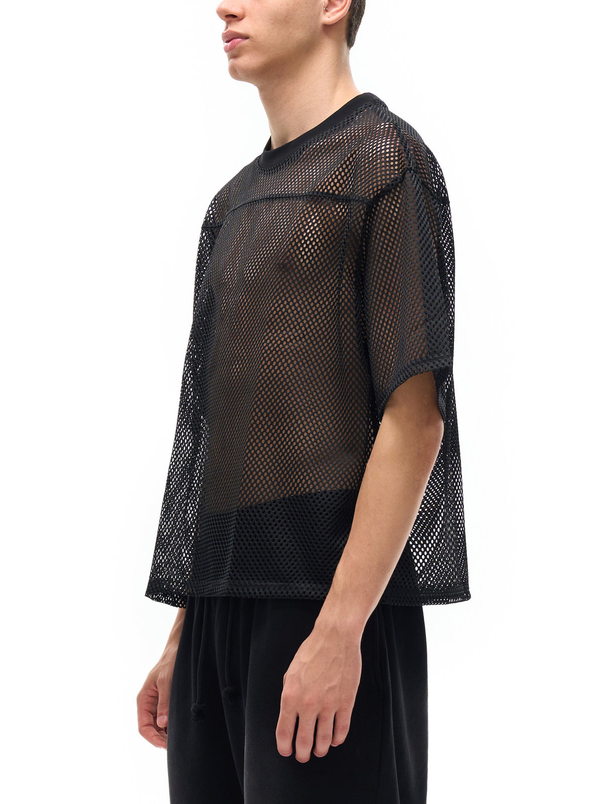 See-through Boxy Net T-Shirt