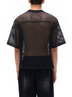 See-through Boxy Net T-Shirt