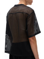 See-through Boxy Net T-Shirt