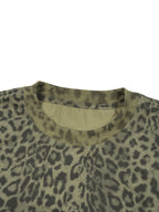 Unisex Leopard Print Boxy T-Shirt