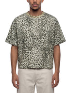 Unisex Leopard Print Boxy T-Shirt