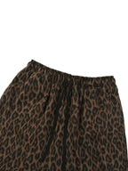Unisex Heavyweight Leopard Drawstring Shorts