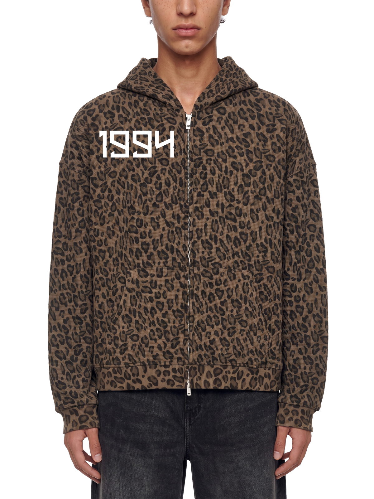 BIG CAT WAFFLE HOODIE by FIELD