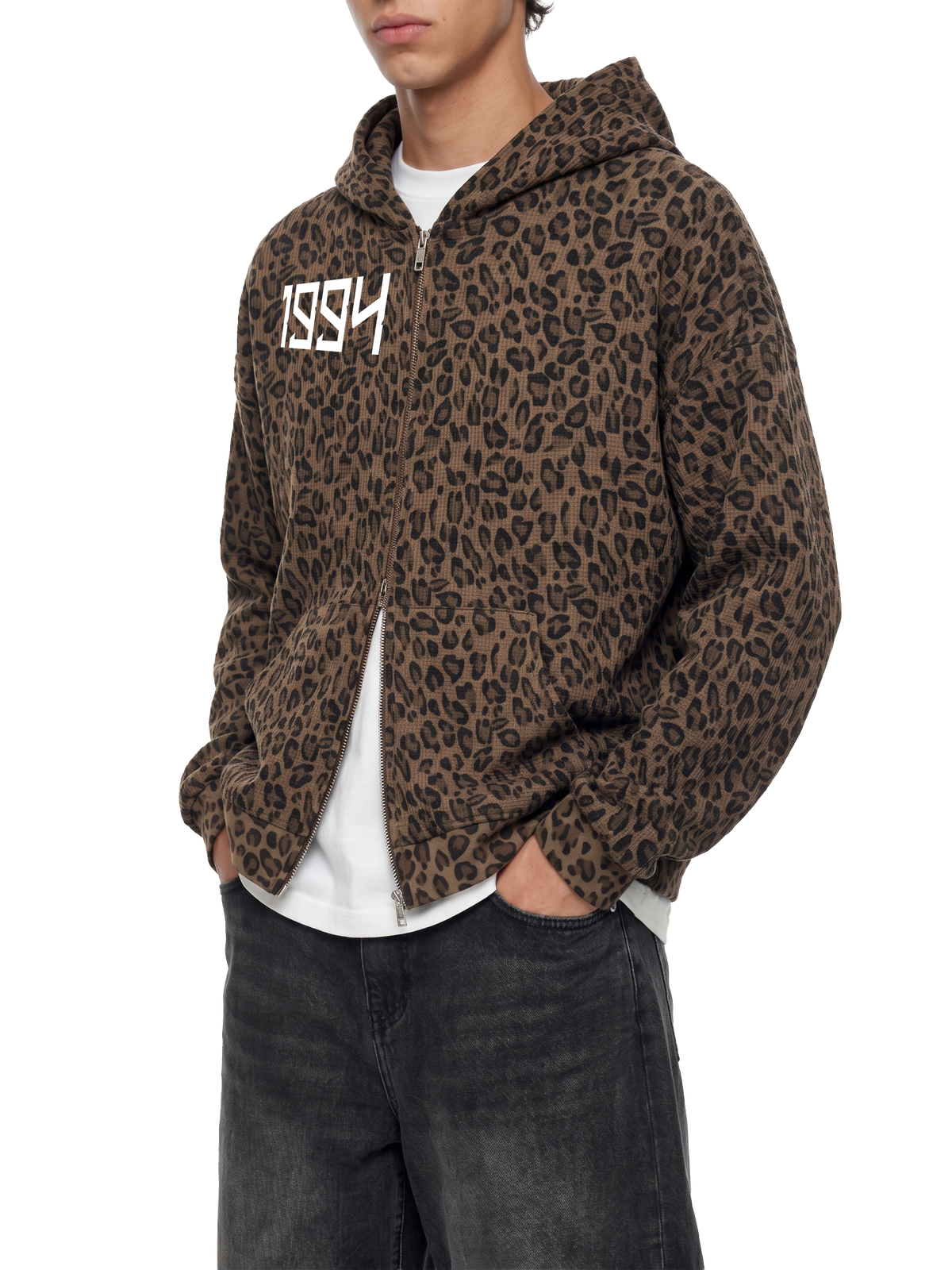 BIG CAT WAFFLE HOODIE by FIELD