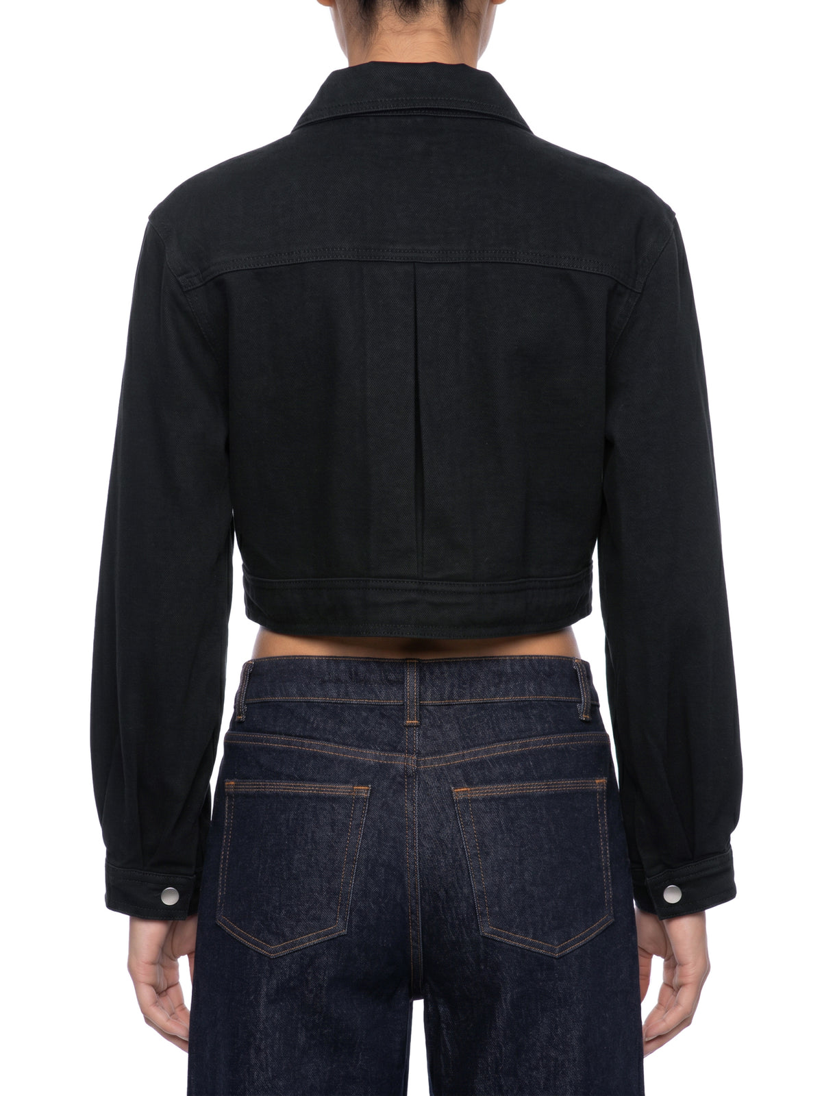 DENIM CROP JACKET by FIELD