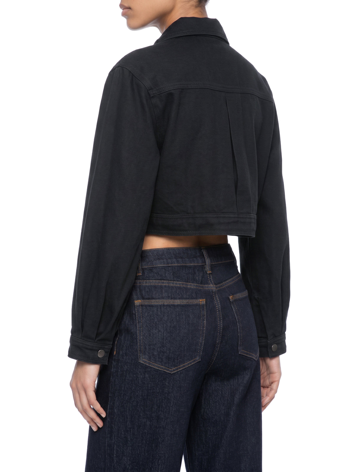 DENIM CROP JACKET by FIELD