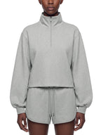 Women’s Mock-Neck Quarter-Zip Sweatshirt