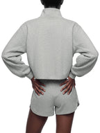 Women’s Mock-Neck Quarter-Zip Sweatshirt