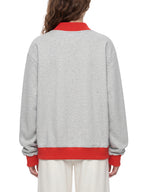 Women’s Mock Neck Crewneck Sweatshirt