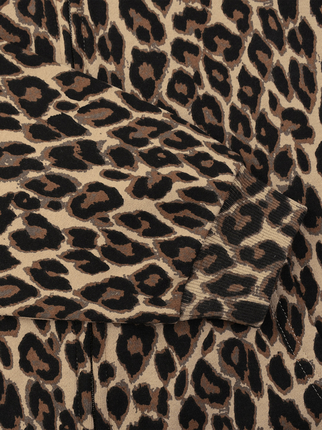 Unisex Leopard Full Zip Hoodie