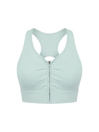Women’s Cropped Zip Yoga Sports Bra