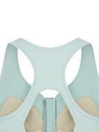 Women’s Cropped Zip Yoga Sports Bra