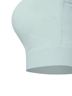 Women’s Cropped Zip Yoga Sports Bra
