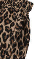 Unisex Leopard Barrel Leg Sweatpants