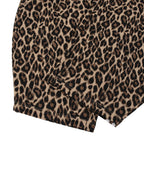 Unisex Leopard Barrel Leg Sweatpants