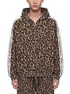 Unisex Leopard Full Zip Hoodie