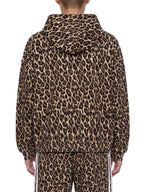Unisex Leopard Full Zip Hoodie