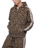 Unisex Leopard Full Zip Hoodie