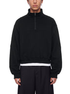 Women’s Loose Fleece Quarter-Zip Sweatshirt