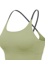 Women's Color Block Yoga Tank Top