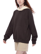 Unisex Fleece Raglan Color Block Hoodie