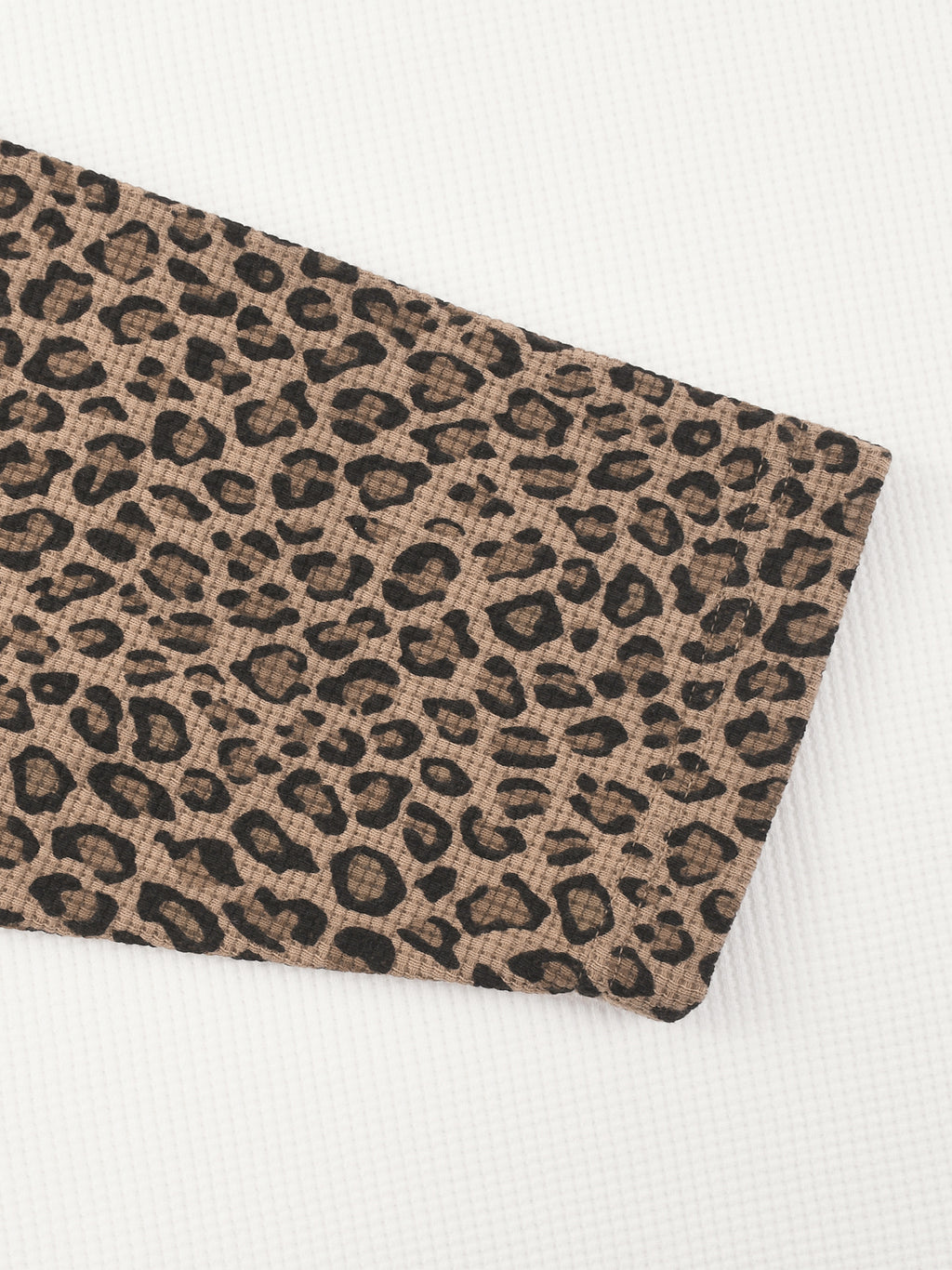 Unisex Leopard Panel Raglan Sleeve T-Shirt