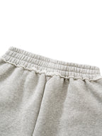 Unisex Raw Edge Fleece Shorts