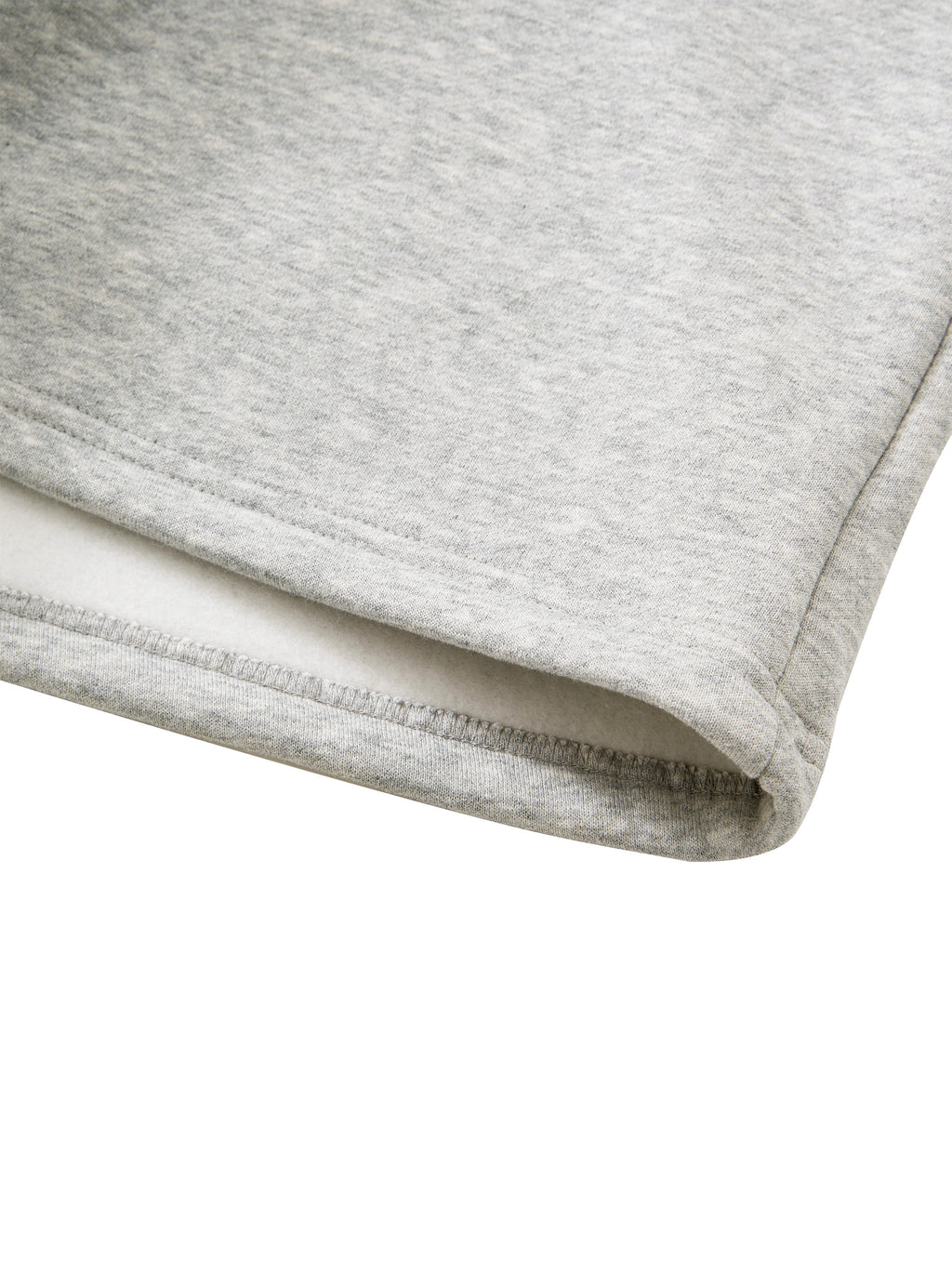 Unisex Raw Edge Fleece Shorts