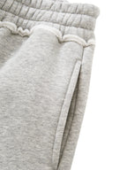 Unisex Raw Edge Fleece Shorts